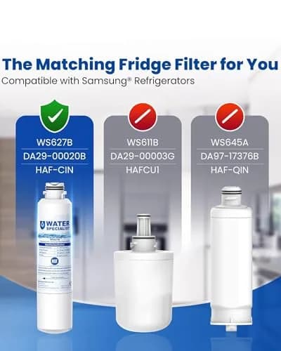 Waterspecialist Refrigerator Water Filter Replacement for Samsung® DA29-00020B, 4 Pack | NSF 42 & 372 Certified thumbnail 3