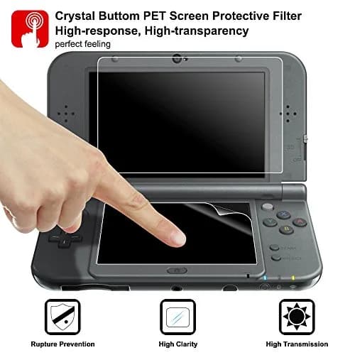 AFUNTA Hard Shell Travel Case for NEW 3DS XL & 3DS XL with Crystal Cover & Screen Protectors | Fits 2 Consoles & Accessories thumbnail 8