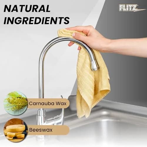 FLITZ Faucet Wax Plus - 3.4oz USA-Made Water-Based Metal & Granite Polish for Water Stains & Fingerprints thumbnail 4