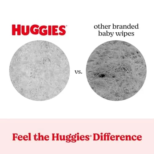 Huggies Simply Clean Baby Wipes, Unscented, 64 Wipes | Hypoallergenic & pH Balanced for Sensitive Skin thumbnail 4