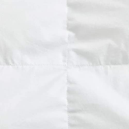 Egyptian Cotton Factory Store King Size Comforter | All Season Lightweight Down & Feather Fill, 42 oz, 1200 Thread Count, Egyptian Cotton, White thumbnail 8