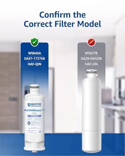 Waterspecialist WS645A Refrigerator Water Filter 4 Pack | NSF 42 & 372 Certified thumbnail 2