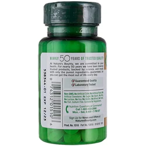 Nature's Bounty Pure Vitamin C Tablets 500 mg (100 Count, Pack of 4) | Immune Support & Antioxidant Protection thumbnail 3