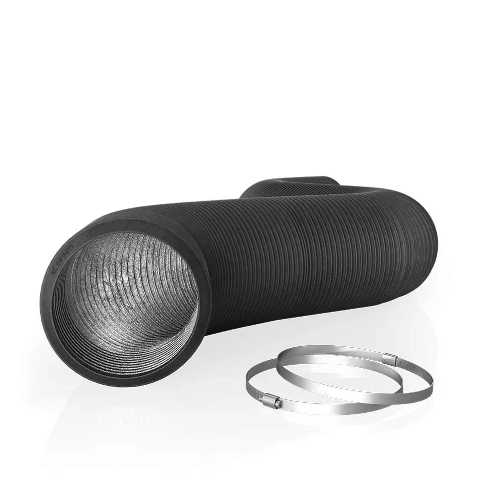AC Infinity Flexible 8-Inch Aluminum Ducting 25 Feet | Durable, Leak-Resistant Ventilation Solution - main product image