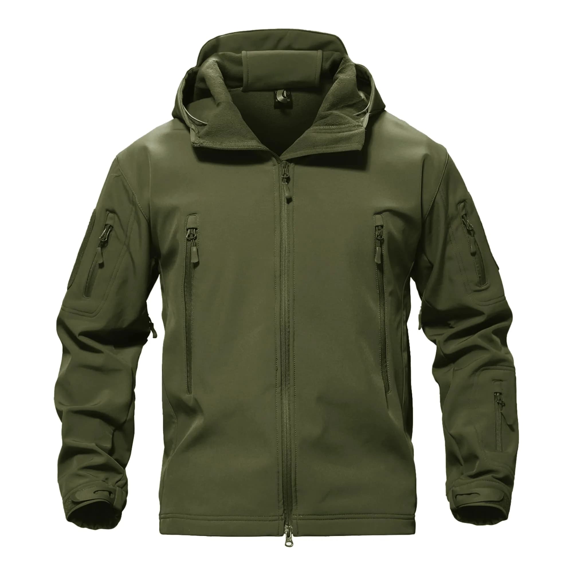 TACVASEN Men's Fleece Softshell Jacket Waterproof Winter Tactical Hooded | Outdoor & Casual - main product image