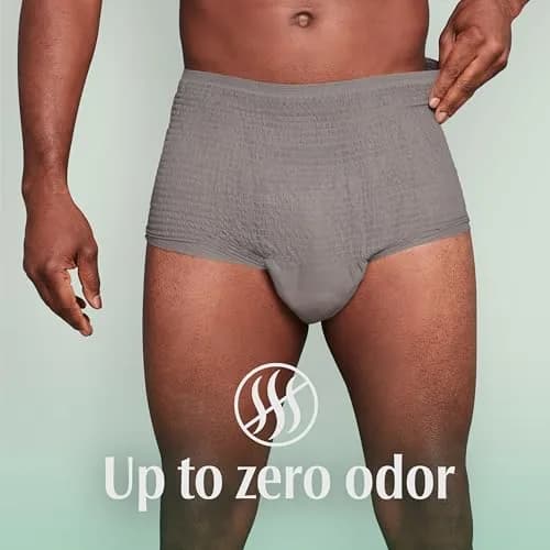 Depend Adult Incontinence Underwear Large | Maximum Absorbency, Cotton-Like Comfort, Odor Control thumbnail 7