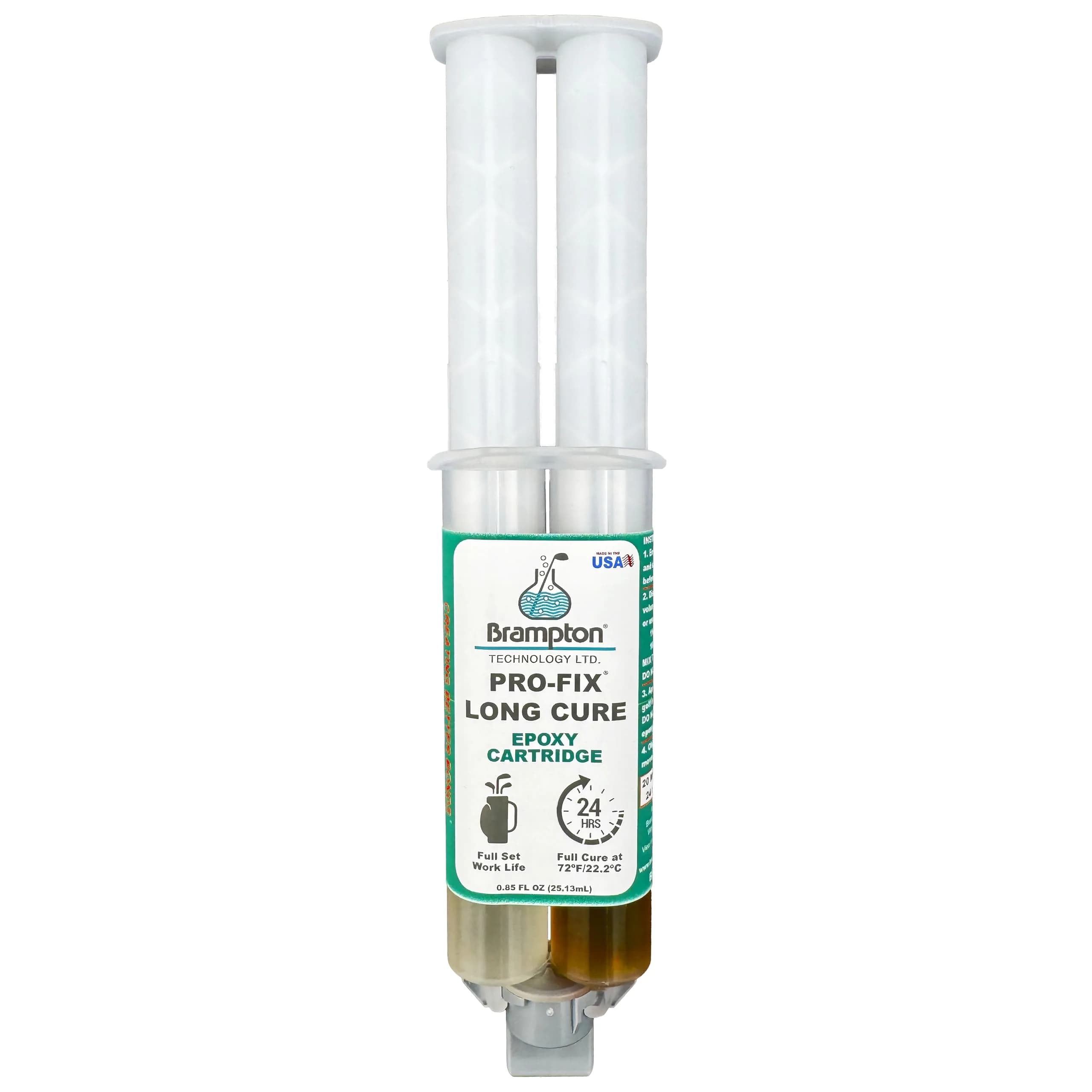Brampton PRO-FIX Long Cure Golf Epoxy 25ml (0.85 Fl Oz) | Extra Strength for All Golf Shafts and Heads - main product image