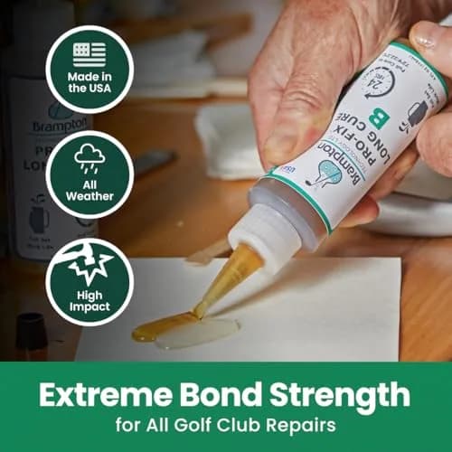 Brampton PRO-FIX Long Cure Golf Epoxy 25ml (0.85 Fl Oz) | Extra Strength for All Golf Shafts and Heads thumbnail 2