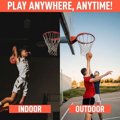 Ultra Sporting Goods Heavy Duty Basketball Net - 12 Loop All Weather Hoop Net | Fits Standard 18-inch Rims thumbnail 4