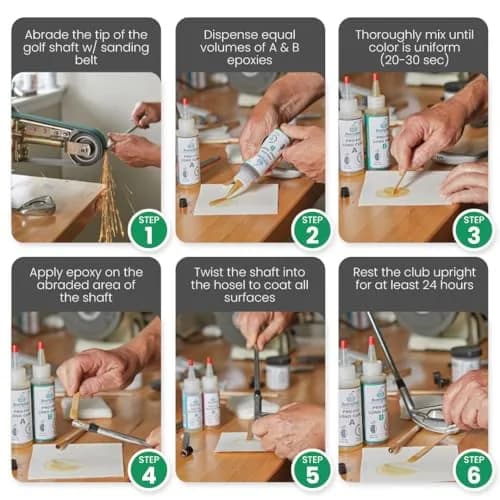 Brampton PRO-FIX Long Cure Golf Epoxy 118ml (4 Fl Oz) | Extra Strength for High Swing Speeds thumbnail 4