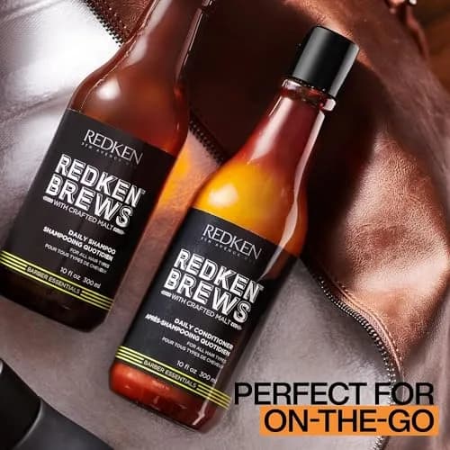 Redken Brews Daily Shampoo For Men – 1000ml (33.8 Fl Oz) | Lightweight Hydration & Strengthening thumbnail 5