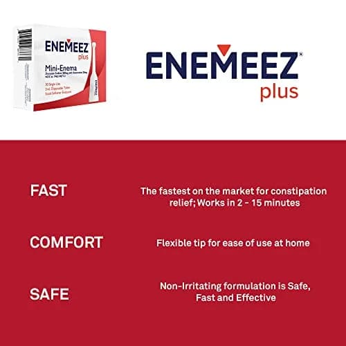 Enemeez Plus Mini Enemas 5ml | Constipation Relief with Docusate Sodium & Benzocaine thumbnail 4