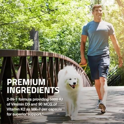 Bronson Vitamin K2 D3 Complex 250 Capsules thumbnail 4