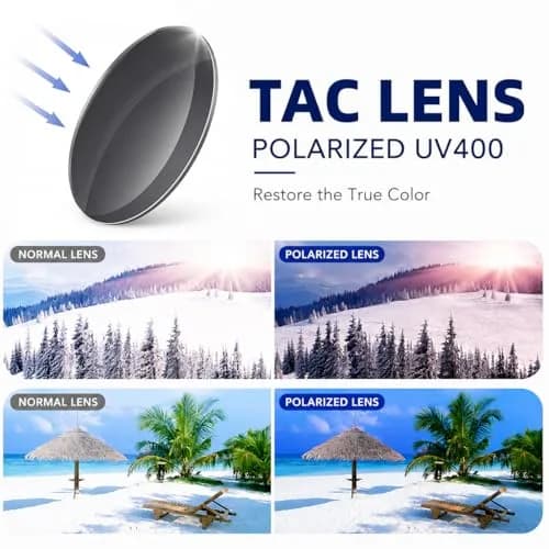 JIANGTUN Fit Over the Glass Sunglasses Size M Black Frame Grey Lens | Polarized UV400 Protection thumbnail 4