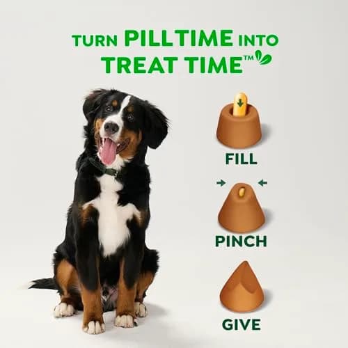 Greenies Pill Pockets Large Size Dog Treats, Cheese Flavor, 60 Count (Pack of 1) | Vet-Recommended Pill Hiders thumbnail 7