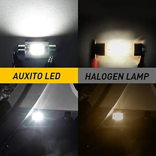 AUXITO 41mm Festoon LED Bulbs Xenon White (1.65 inch / 41mm) | CANbus Error Free Interior Car Lights thumbnail 2