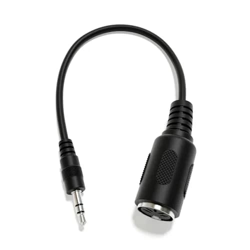ExcelValley 5 Pin DIN MIDI Adapter Breakout Cable - 15cm (5.91" | 0.49ft) - Black thumbnail 1