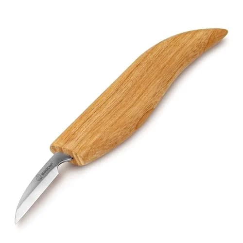 BeaverCraft Wood Chip Carving Knife C8 1.8" | Fine Detail Wood Carving Tool for Beginners & Kids thumbnail 1