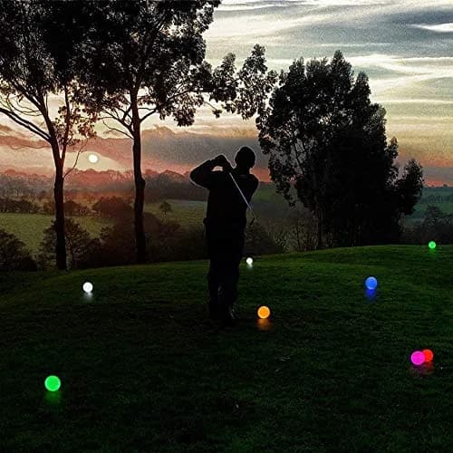 Crestgolf 6 Pack Glow in The Dark Golf Balls Light up Night LED Golf Balls with 12-Minute Reset Timer thumbnail 9