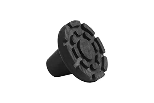 KMINA All Terrain Crutch Tips 7/8 Inch (2.22 cm) - Pack of 2 | Non-Slip Rubber with Steel Ring thumbnail 8