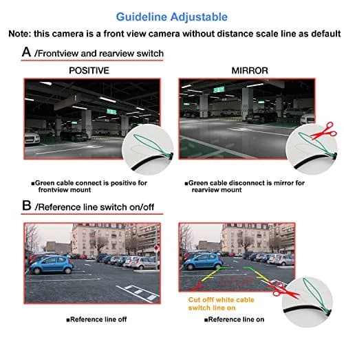 NOAUKA Waterproof IP68 Night Vision Car Rear View Reverse Backup Camera 170° | HD CMOS Parking View thumbnail 4