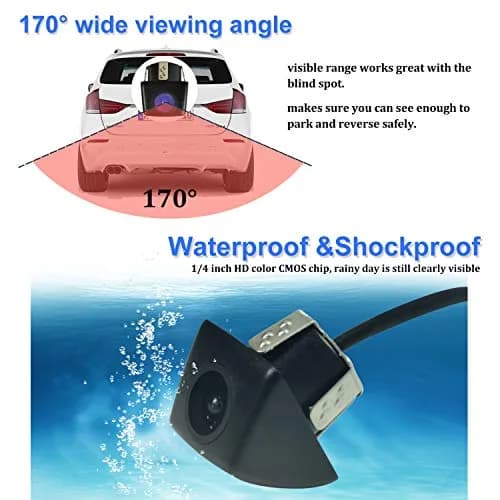 NOAUKA Waterproof IP68 Night Vision Car Rear View Reverse Backup Camera 170° | HD CMOS Parking View thumbnail 3