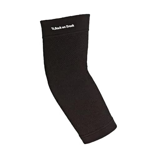 Back on Track Physio 4-Way Stretch Black Elbow Brace | Support & Recovery for Tennis & Golf Elbow thumbnail 1