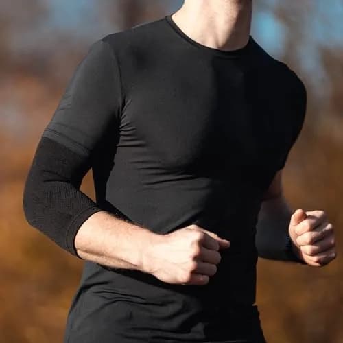 Back on Track Physio 4-Way Stretch Black Elbow Brace | Support & Recovery for Tennis & Golf Elbow thumbnail 6