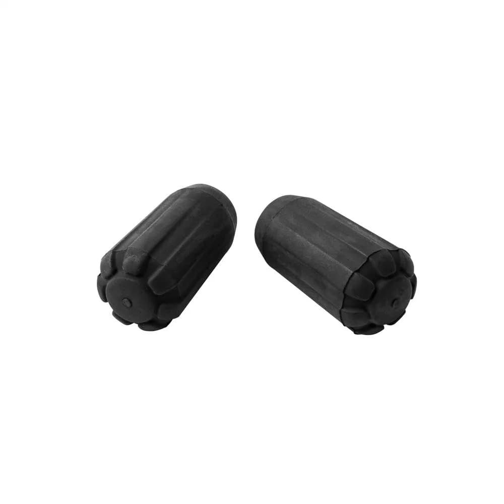 Black Diamond Trekking Pole Rubber Tip Protectors (2-Pack) | Non-Marking TPU for Pavement & Rock — Trekking Pole Rubber Tip Protectors