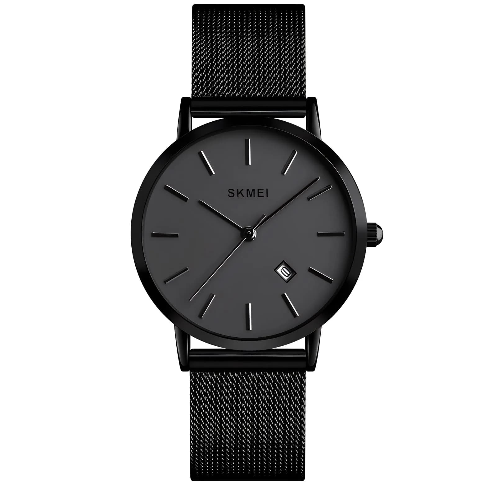 MASTOP Women's Ultra-Thin Quartz Watch 33mm Rose Gold | Japanese Movement — X Black