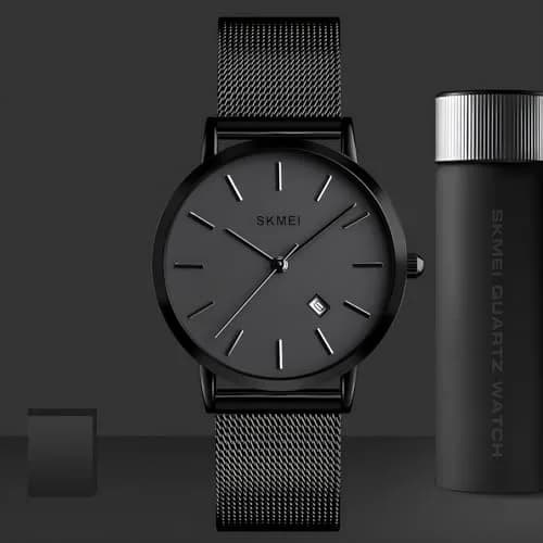 MASTOP Women's Ultra-Thin Petite Quartz Watch 33mm (1.3 inch) | Japanese Movement, Mesh Steel Bracelet thumbnail 6