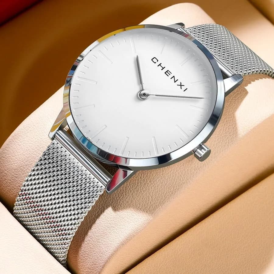MASTOP Women's Analog Quartz Watch with Rhinestone Stainless Steel Band | 25mm Case thumbnail 5