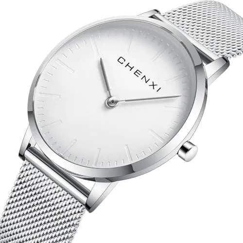 MASTOP Women's Analog Quartz Watch with Rhinestone Stainless Steel Band | 25mm Case thumbnail 2