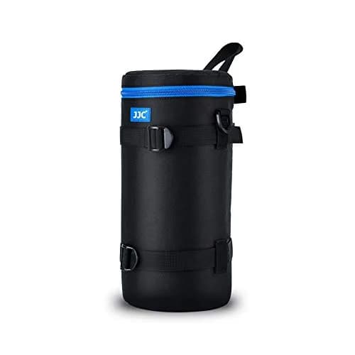 JJC Camera Lens Case Pouch, Padded Bag Fits Lens up to 14.4 x 31.6 cm (4.9 x 11.4 inches) | Water-Resistant Polyester with Foam Padding thumbnail 1