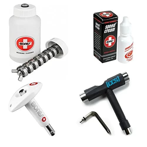 Bones Bearing Cleaning Unit Maintenance Kit with CCS Skateboard Tool | For 8 Bearings thumbnail 1