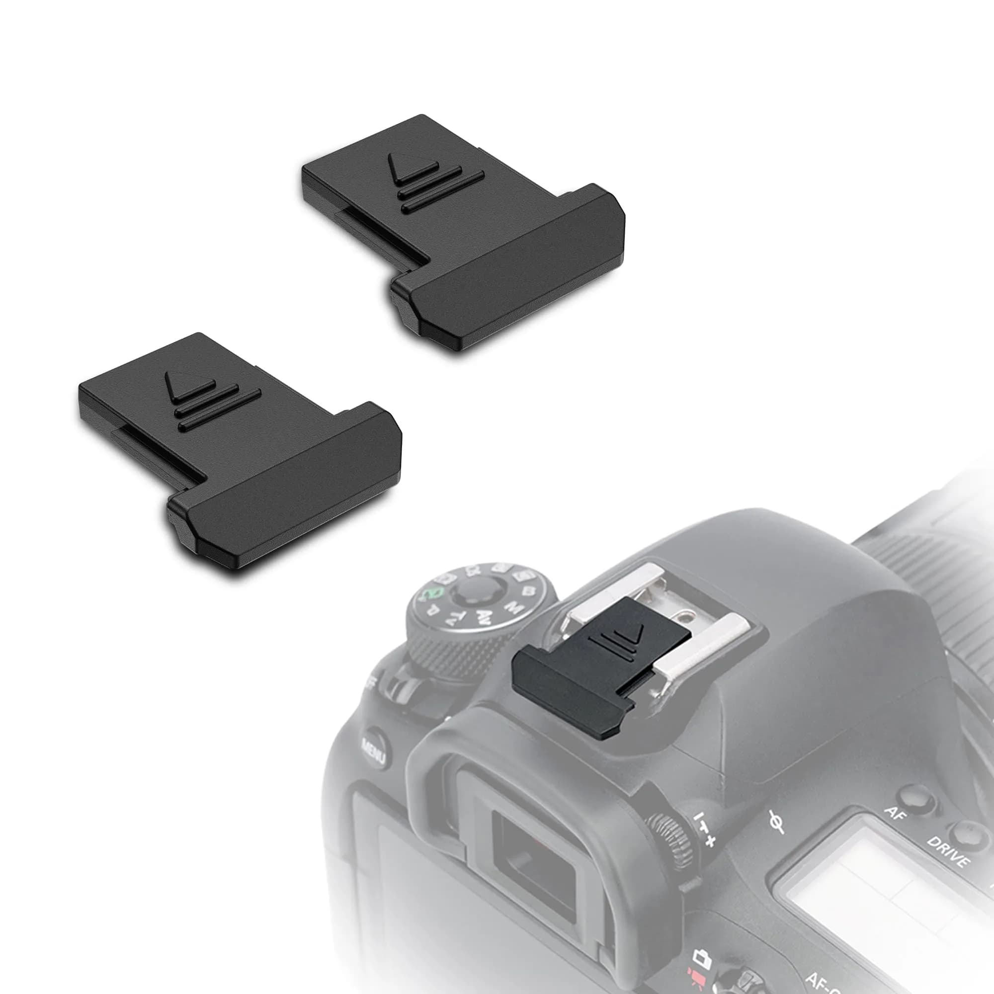 JJC 2-Pack Camera Hot Shoe Cover Cap for Sony Multi-Interface Cameras | Replaces Sony FA-SHC1M — For Canon Cameras
