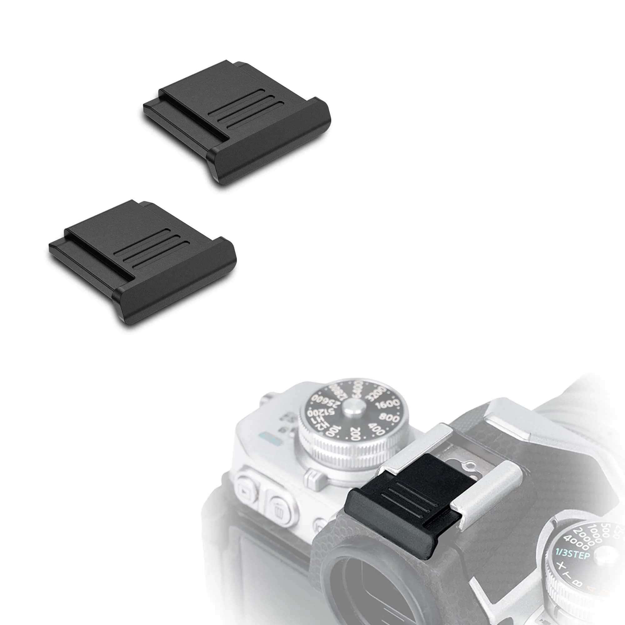 JJC 2-Pack Camera Hot Shoe Cover Cap for Sony Multi-Interface Cameras | Replaces Sony FA-SHC1M — Black