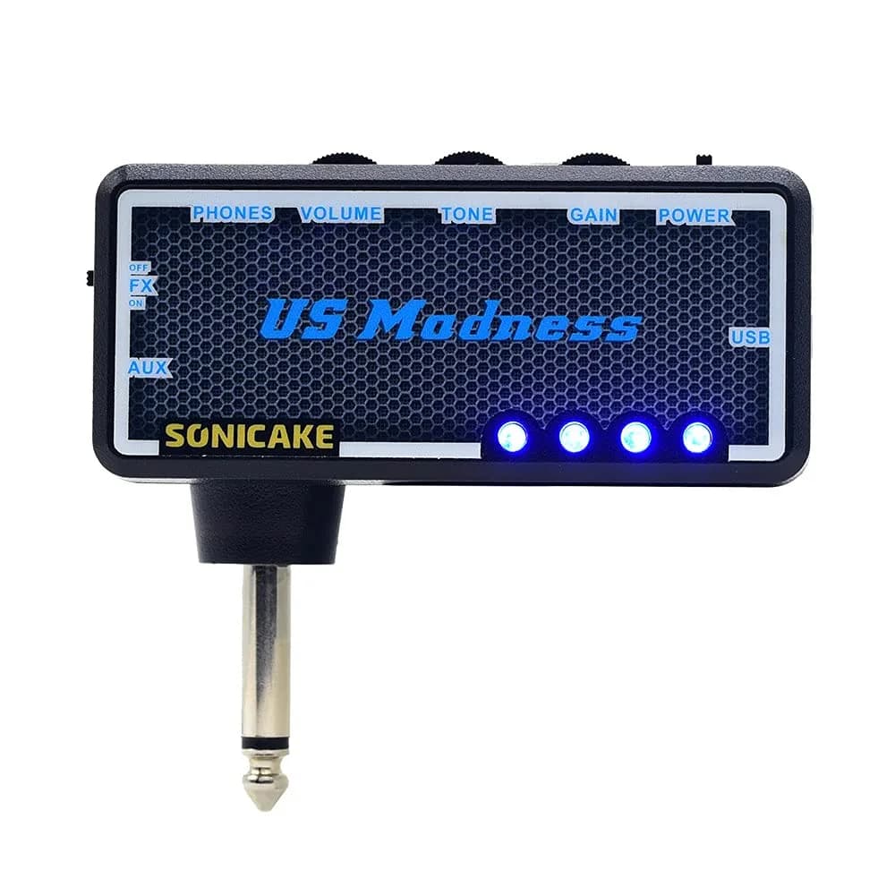SONICAKE Mini Headphone Amp Combo for Guitar & Bass | Rechargeable, Effects, US Madness - main product image