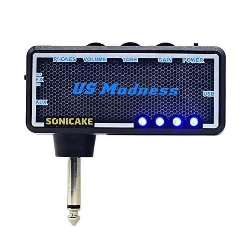 SONICAKE Mini Headphone Amp Combo for Guitar & Bass | Rechargeable, Effects, US Madness thumbnail 1