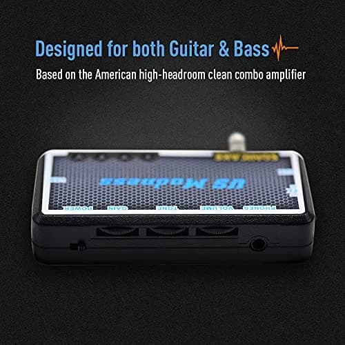 SONICAKE Mini Headphone Amp Combo for Guitar & Bass | Rechargeable, Effects, US Madness thumbnail 2