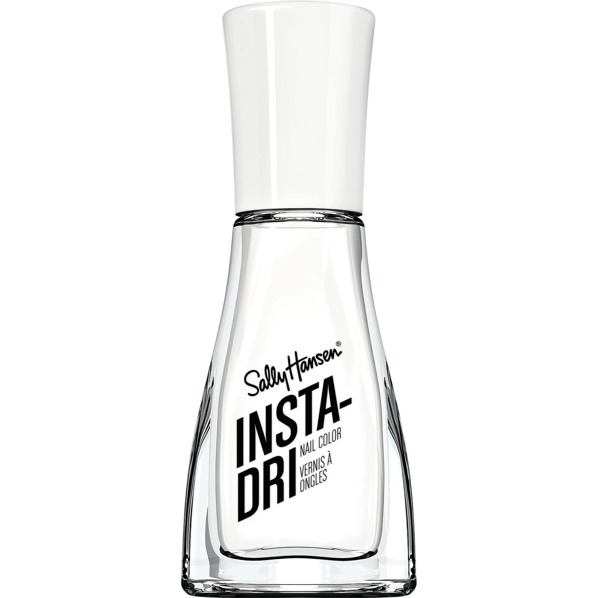 Sally Hansen Insta-Dri Nail Polish White On Time, 9ml (0.31 Fl Oz) | Quick Dry, Long Lasting, Shiny Finish - main product image