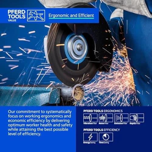 PFERD SG STEELOX Cut-Off Wheel - Type 1, 6" Diameter, 0.045" Thick, 7/8" Arbor, Aluminum Oxide, 10200 RPM | High-Performance Metal Cutter thumbnail 6