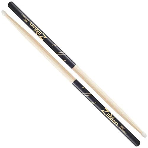Zildjian 7A Nylon Tip Drumsticks | Light, Versatile, Tacky DIP Grip thumbnail 1