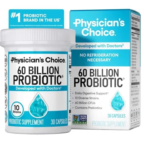 Physician's CHOICE Probiotics 60 Billion CFU 30 Count | Supports Gut Health & Digestion thumbnail 1