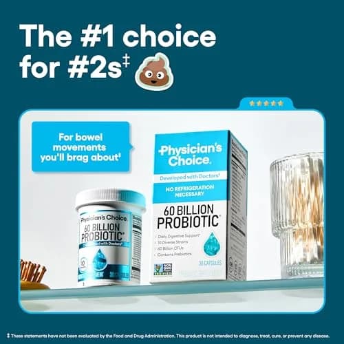 Physician's CHOICE Probiotics 60 Billion CFU 30 Count | Supports Gut Health & Digestion thumbnail 2