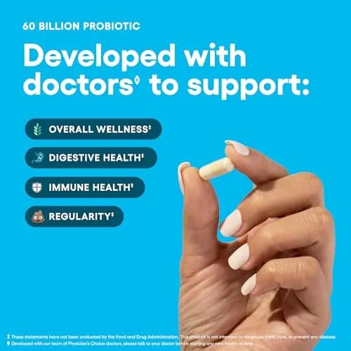 Physician's CHOICE Probiotics 60 Billion CFU 30 Count | Supports Gut Health & Digestion thumbnail 3