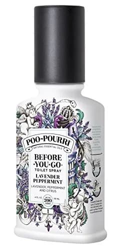 Poo-Pourri Before-You-Go Toilet Spray Lavender Peppermint 118ml (4 Fl Oz) | Odor Eliminator with Essential Oils thumbnail 1