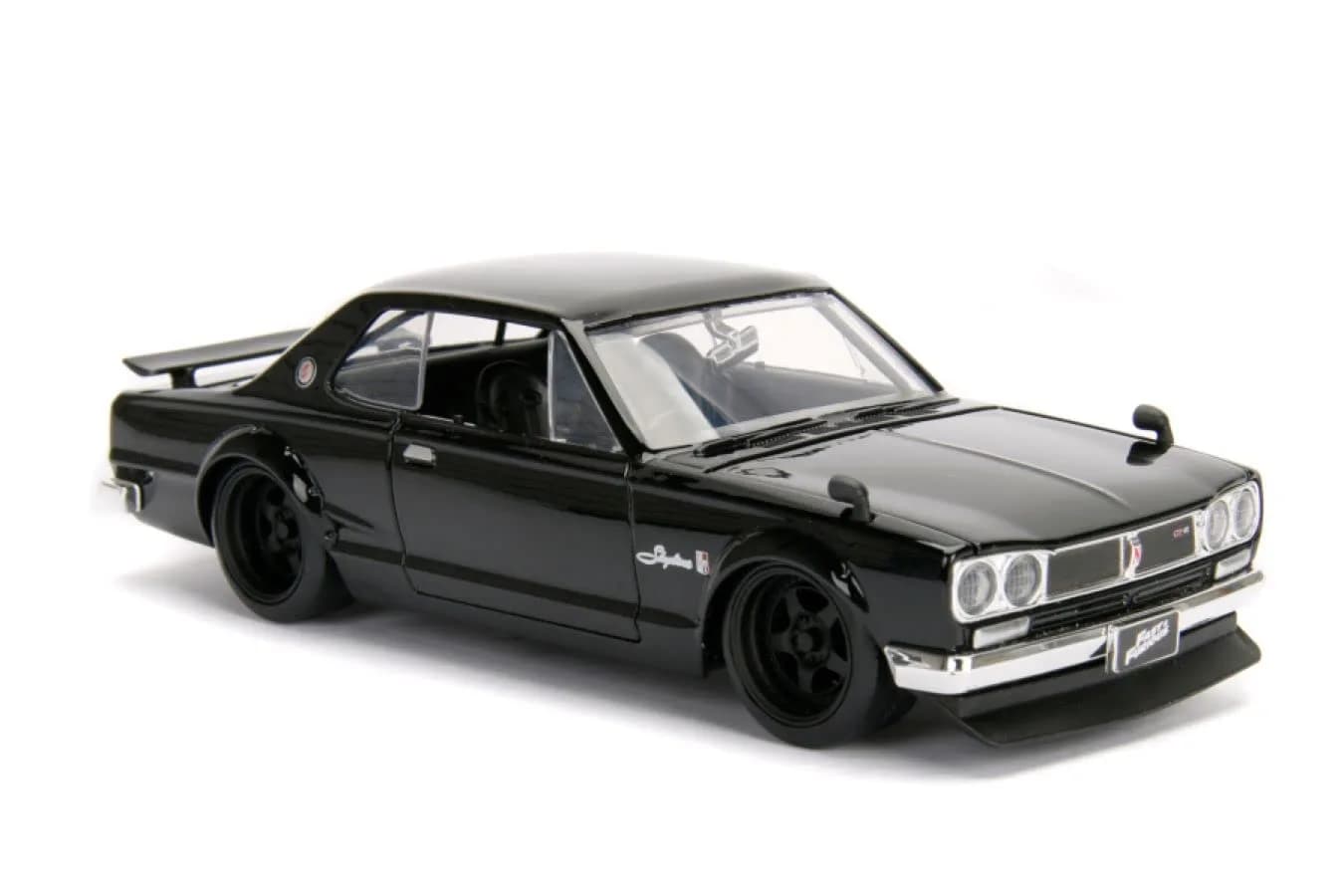 Jada Toys Fast & Furious 1:24 Nissan Skyline 2000 GT-R Diecast Car | Authentic Movie Vehicle, 8.75 x 3.25 x 3 inches, Black - main product image