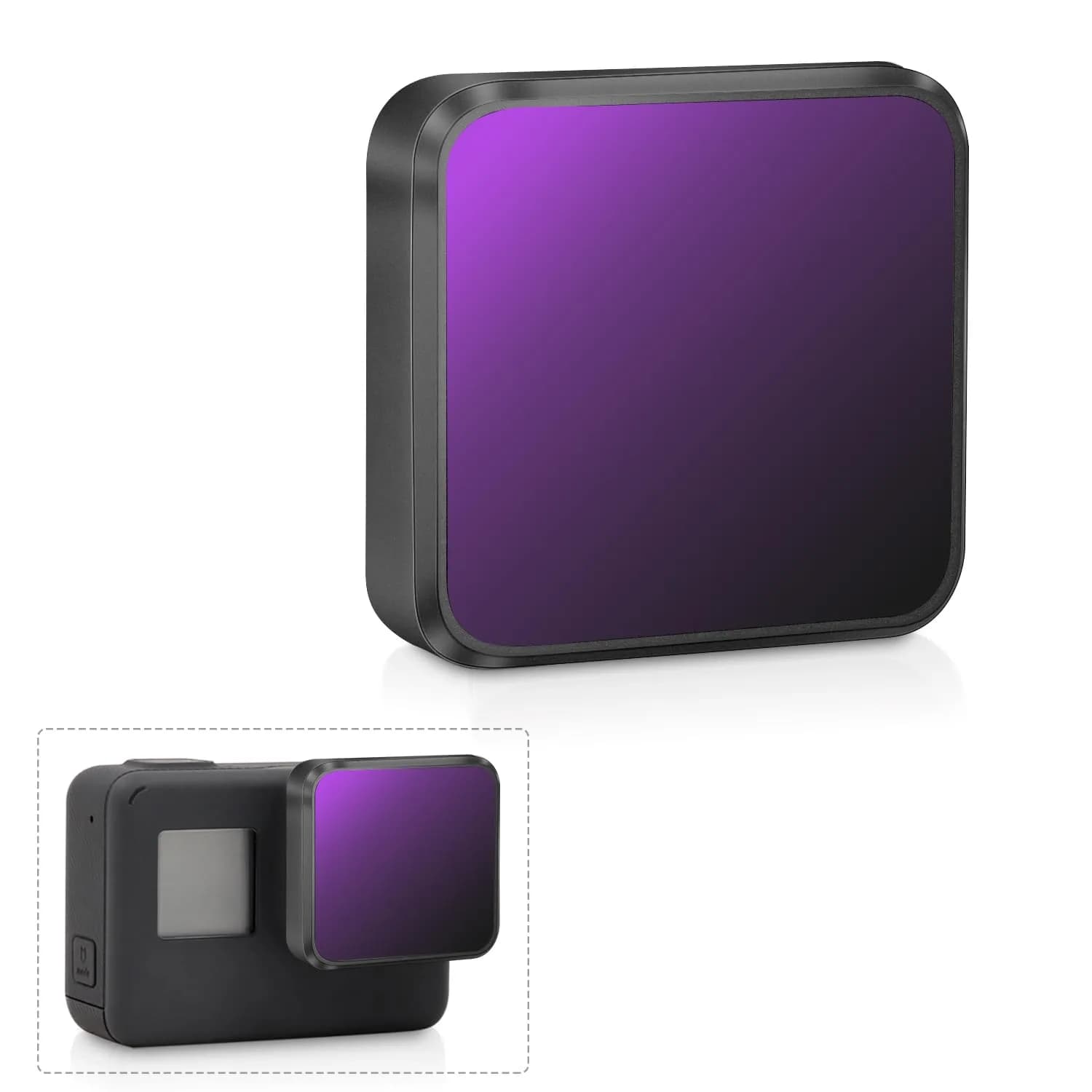 LENSKINS ND32 Filter for GoPro Hero 7 Black/Hero 6 Black/Hero 5 Black | Ultra Slim, Japanese Optic Glass, Nano Coated — ND32