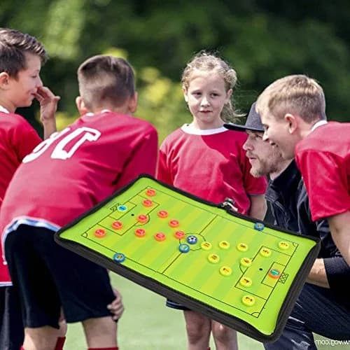 FOCCTS Magnetic Soccer Coaching Board 42 x 28.5 cm | Tactical Magnetic Clipboard for Coaches thumbnail 8